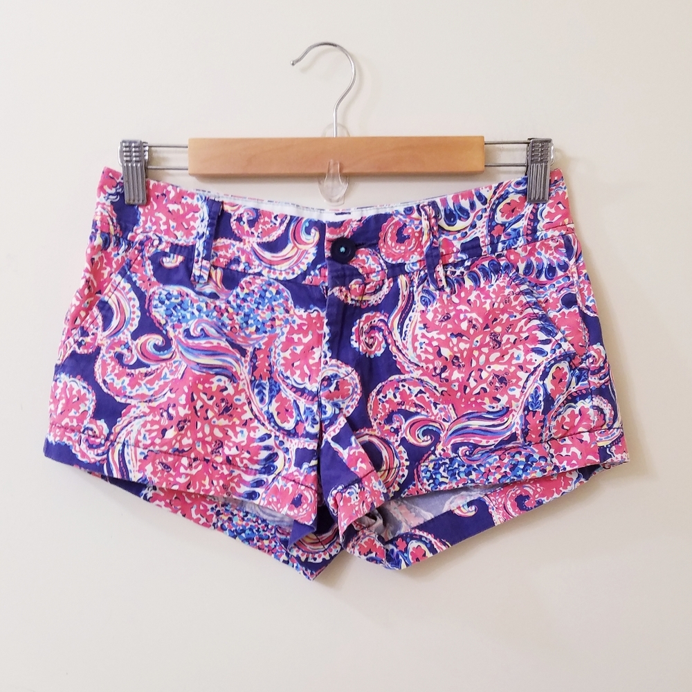 Lilly Pulitzer - Colorful Tropical Print Shorts (Bundle of 2) - Picture 4 of 16